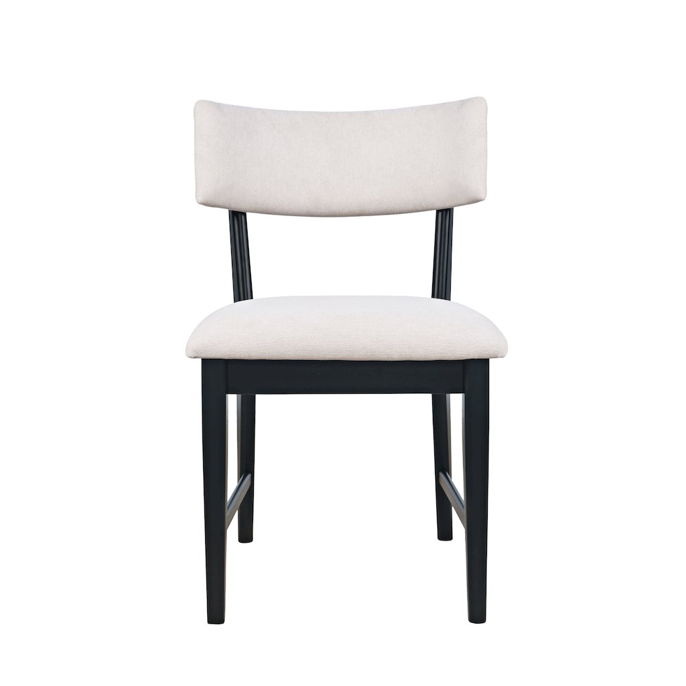 Beck Contemporary Upholstered Split Back Dining Chair (Set of 2)