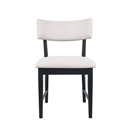 Beck Contemporary Upholstered Split Back Dining Chair (Set of 2)