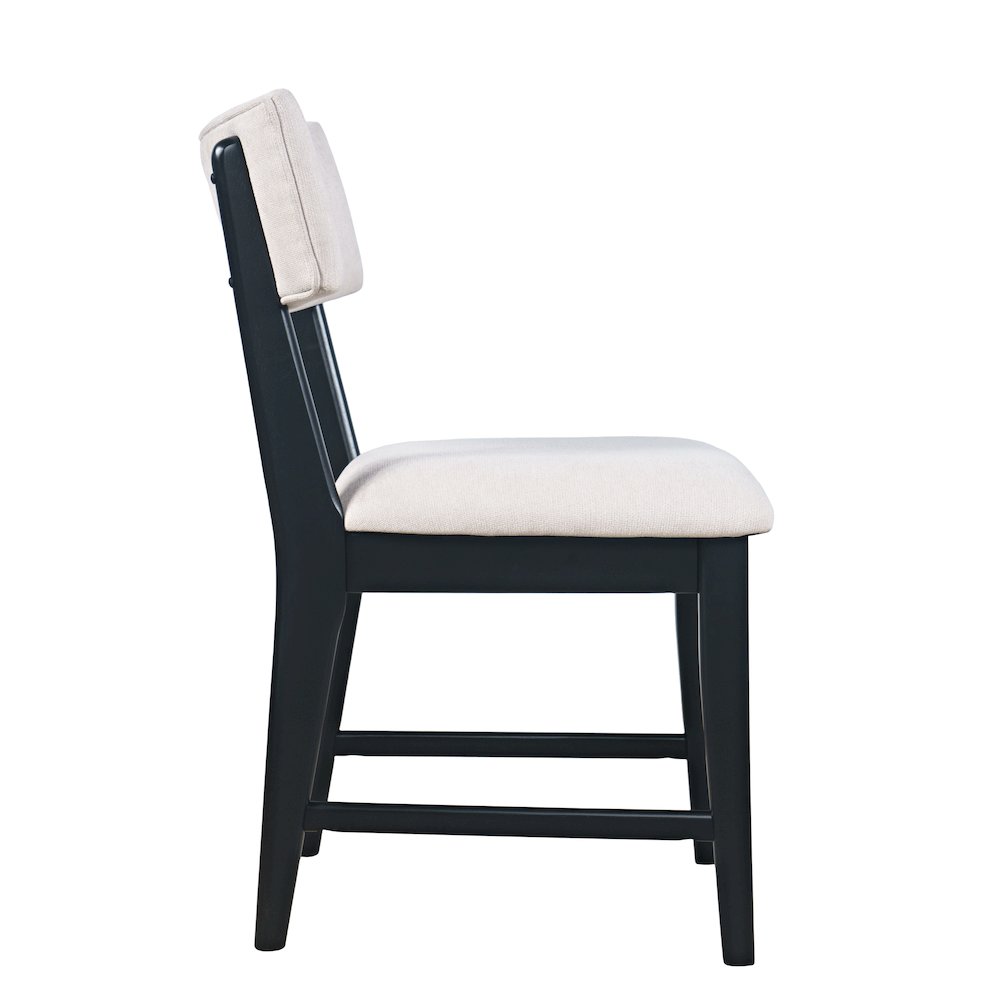 Beck Contemporary Upholstered Split Back Dining Chair (Set of 2)