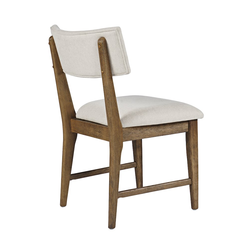 Beck Contemporary Upholstered Split Back Dining Chair (Set of 2)