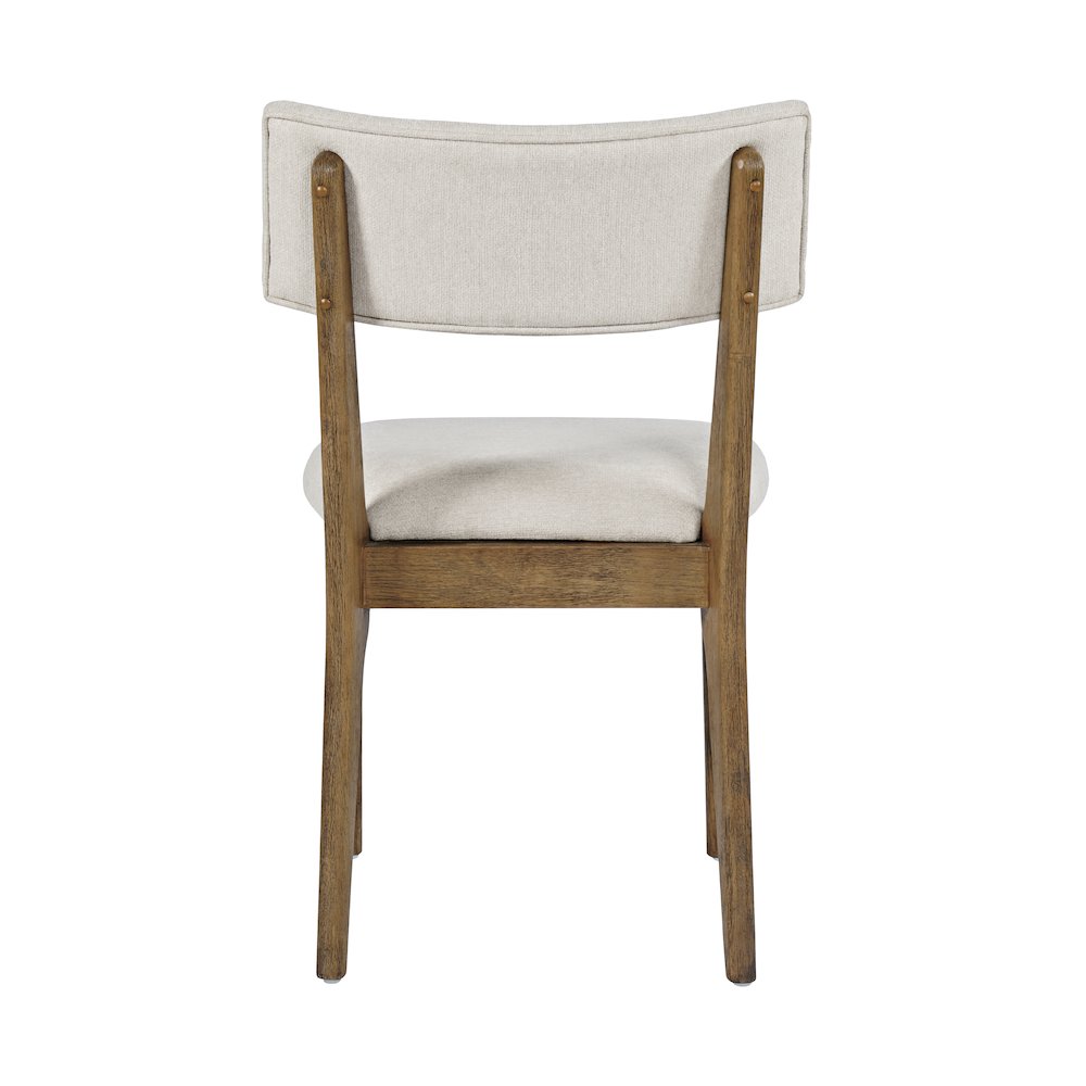 Beck Contemporary Upholstered Split Back Dining Chair (Set of 2)