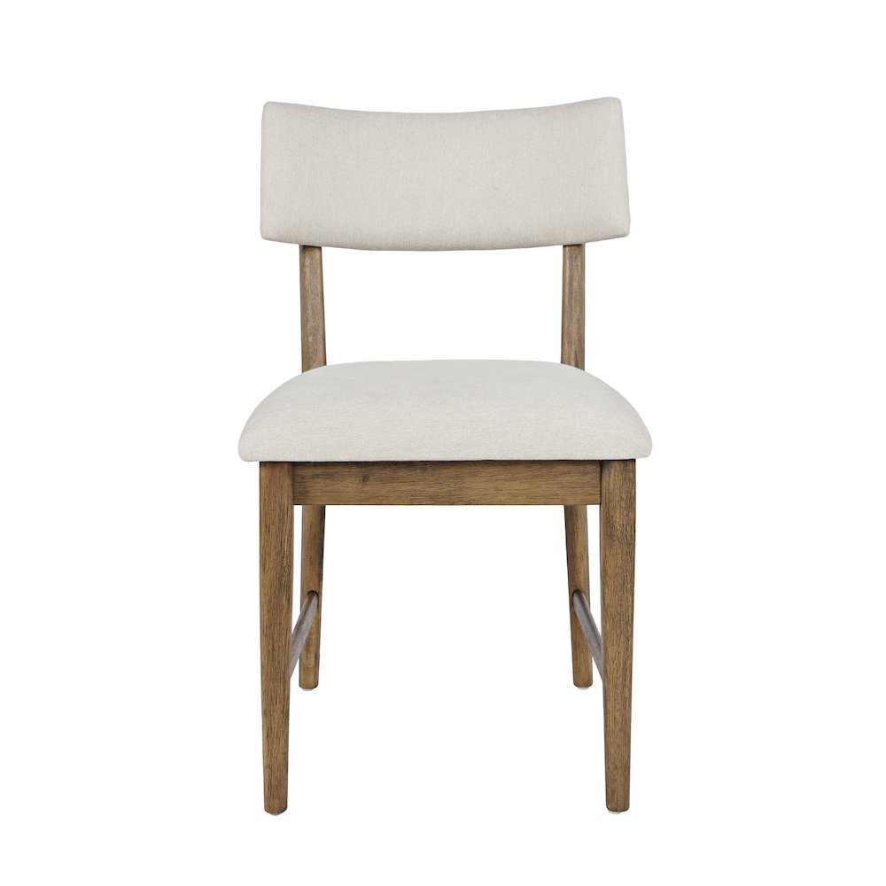 Beck Contemporary Upholstered Split Back Dining Chair (Set of 2)