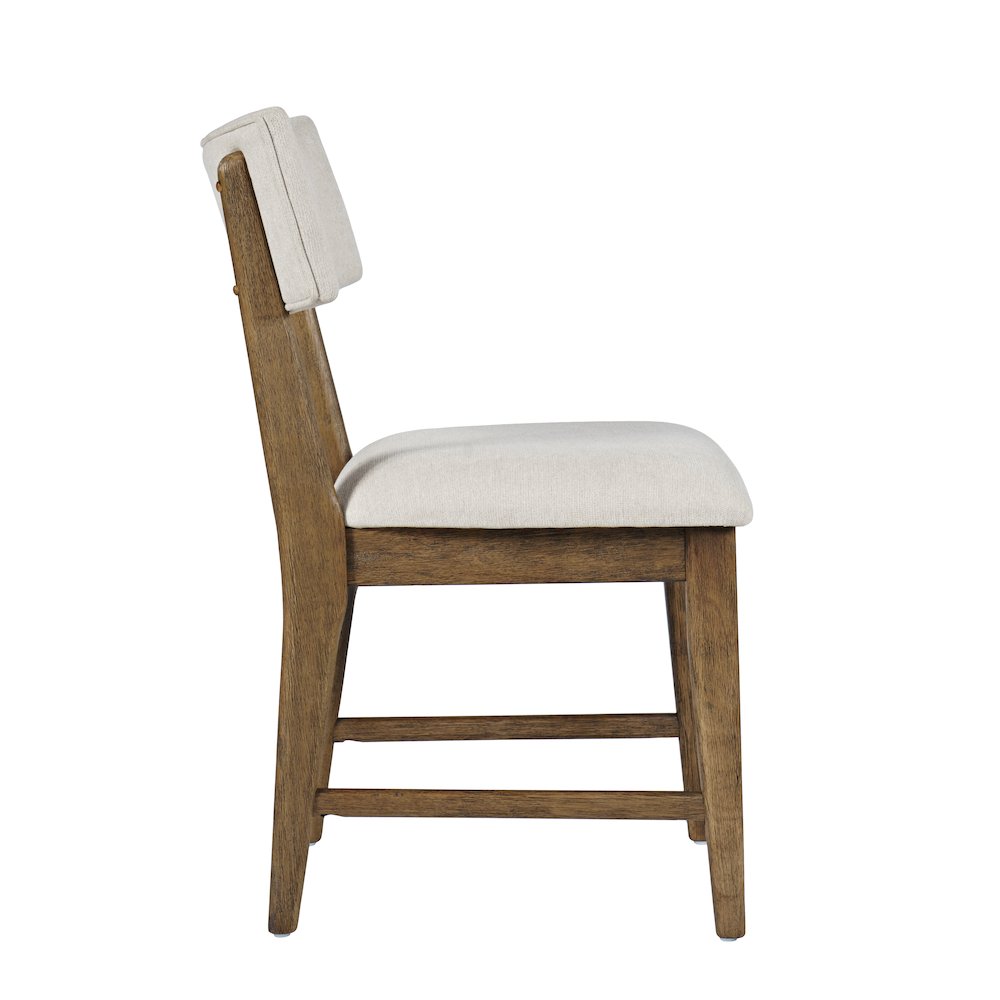 Beck Contemporary Upholstered Split Back Dining Chair (Set of 2)