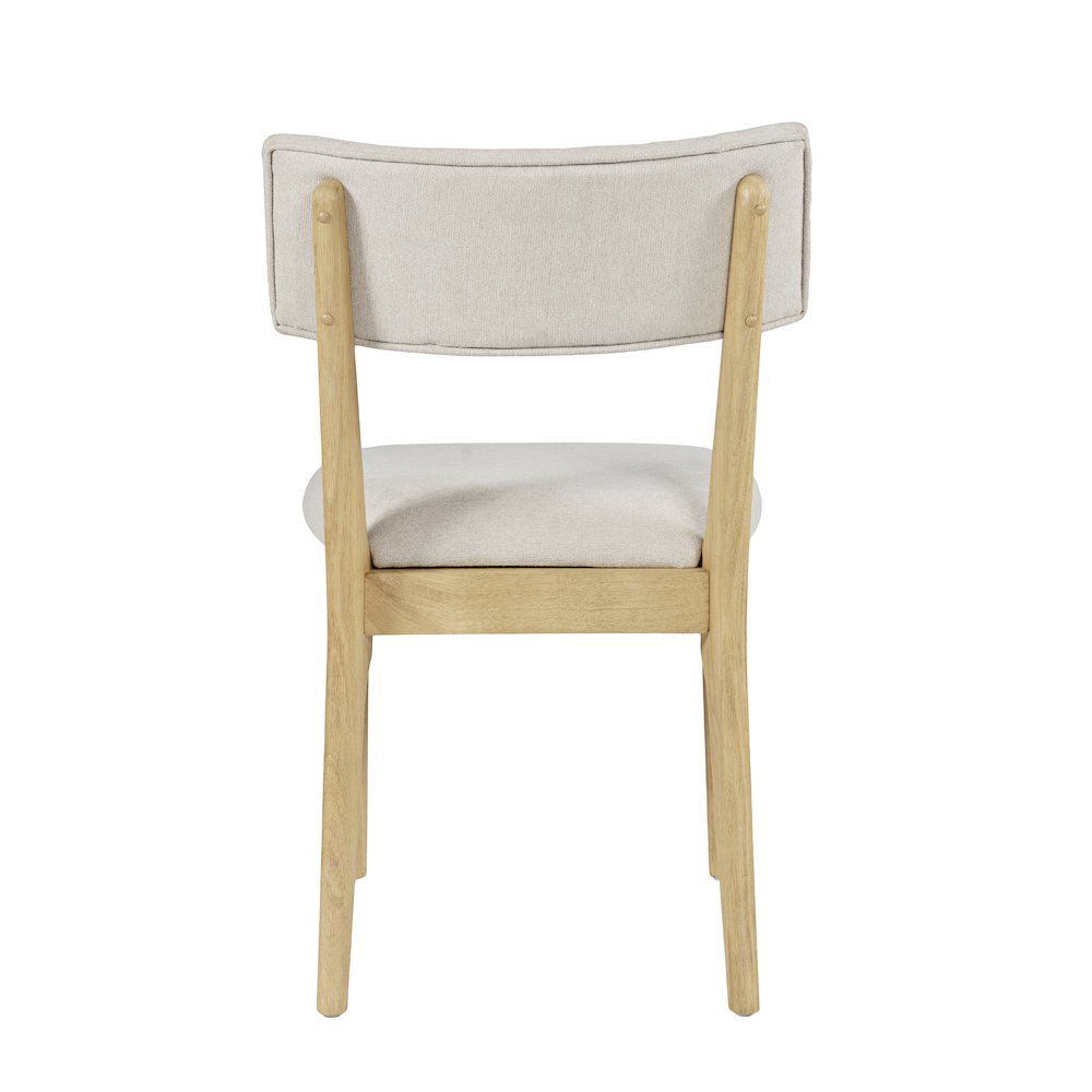 Beck Contemporary Upholstered Split Back Dining Chair (Set of 2)