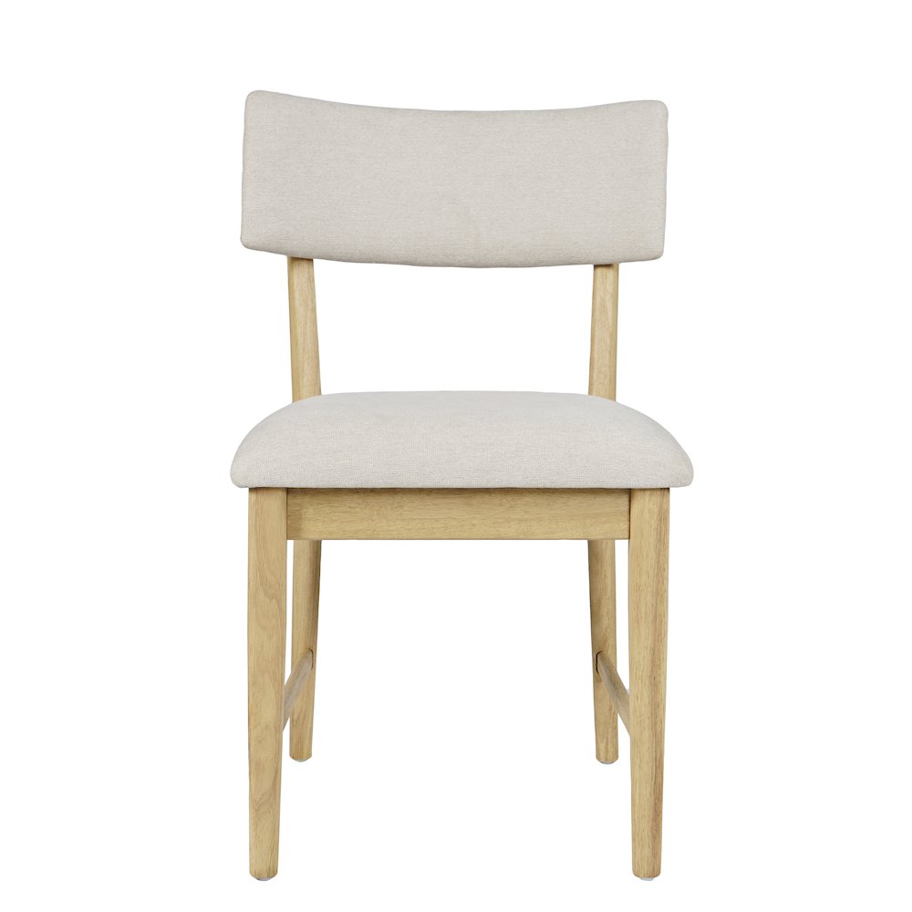 Beck Contemporary Upholstered Split Back Dining Chair (Set of 2)