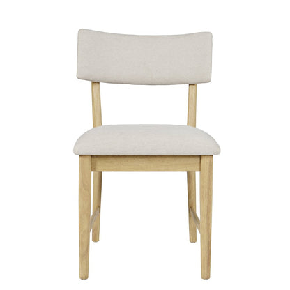 Beck Contemporary Upholstered Split Back Dining Chair (Set of 2)