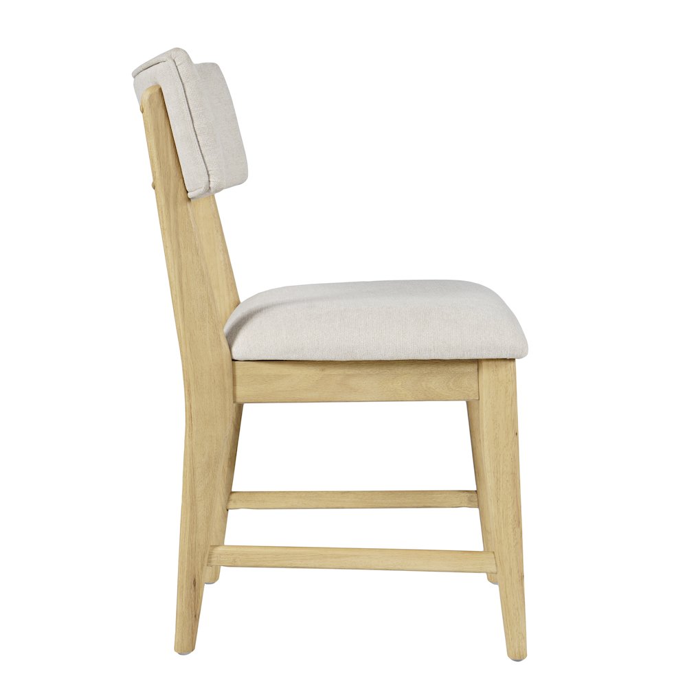 Beck Contemporary Upholstered Split Back Dining Chair (Set of 2)