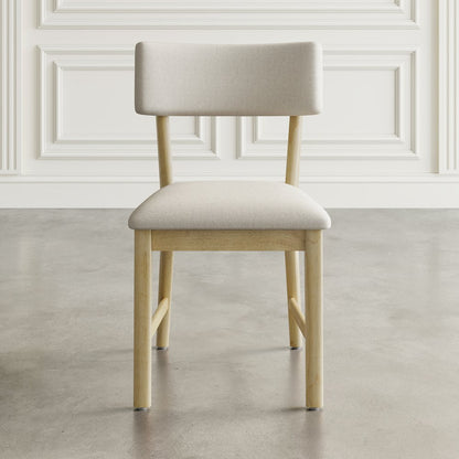 Beck Contemporary Upholstered Split Back Dining Chair (Set of 2)