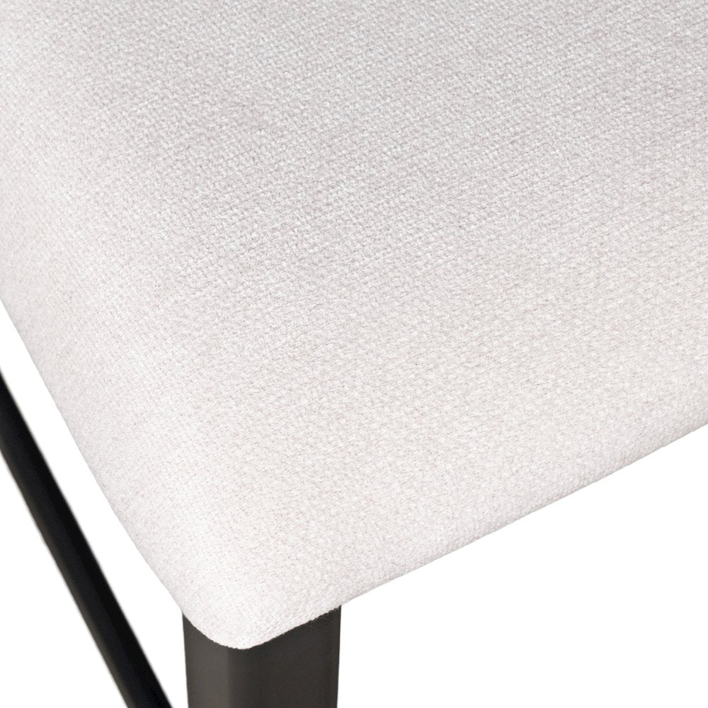 Beck Contemporary Upholstered Split Back Counter Stool - Set of 2