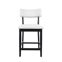 Beck Contemporary Upholstered Split Back Counter Stool - Set of 2