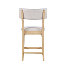 Beck Contemporary Upholstered Split Back Counter Stool - Set of 2