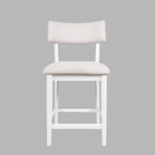 Beck Contemporary Upholstered Split Back Counter Stool - Set of 2