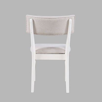 Beck Contemporary Upholstered Split Back Dining Chair (Set of 2)