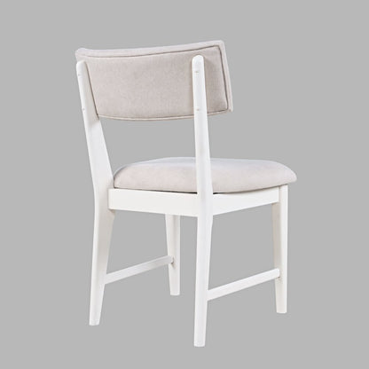 Beck Contemporary Upholstered Split Back Dining Chair (Set of 2)