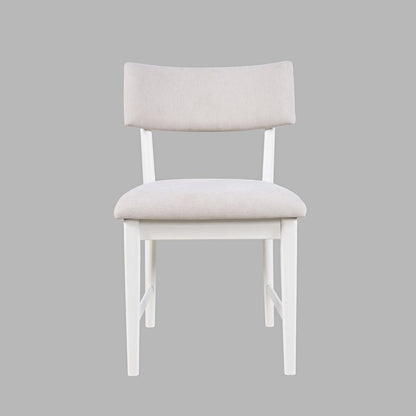 Beck Contemporary Upholstered Split Back Dining Chair (Set of 2)