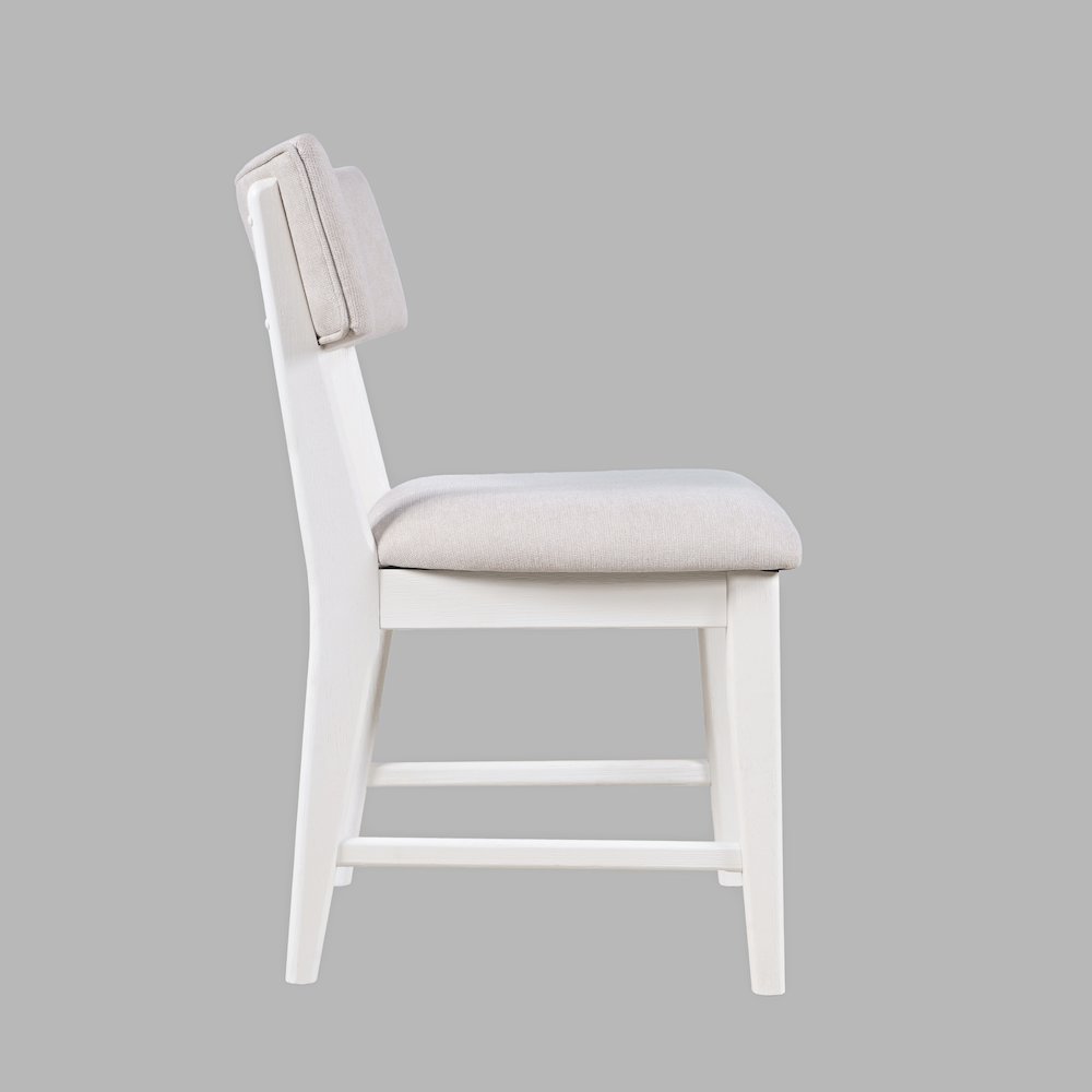 Beck Contemporary Upholstered Split Back Dining Chair (Set of 2)