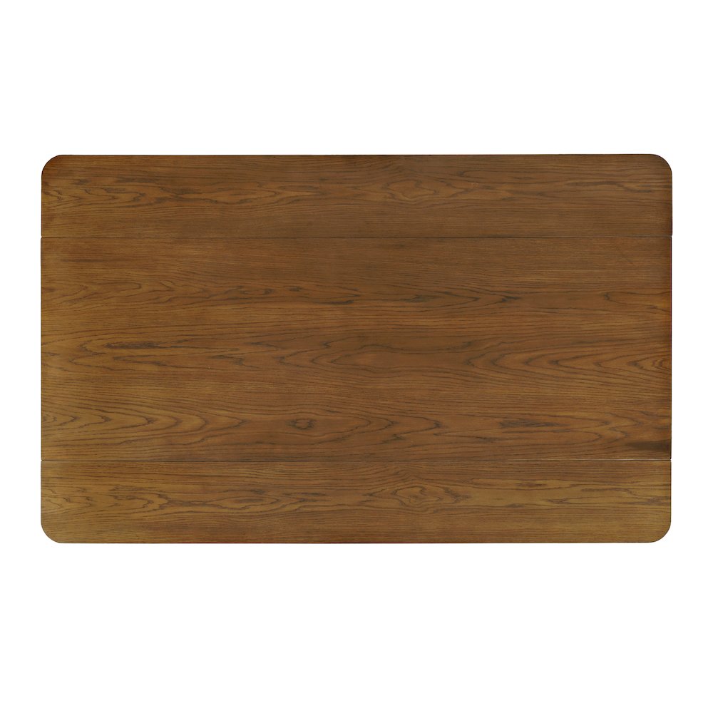 Bowie 66" Harvest Mid-Century Modern Drop-Leaf Dining Table