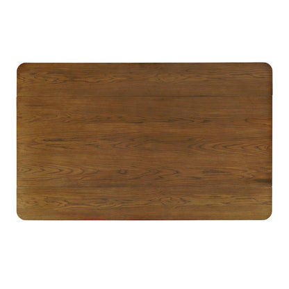Bowie 66" Harvest Mid-Century Modern Drop-Leaf Dining Table