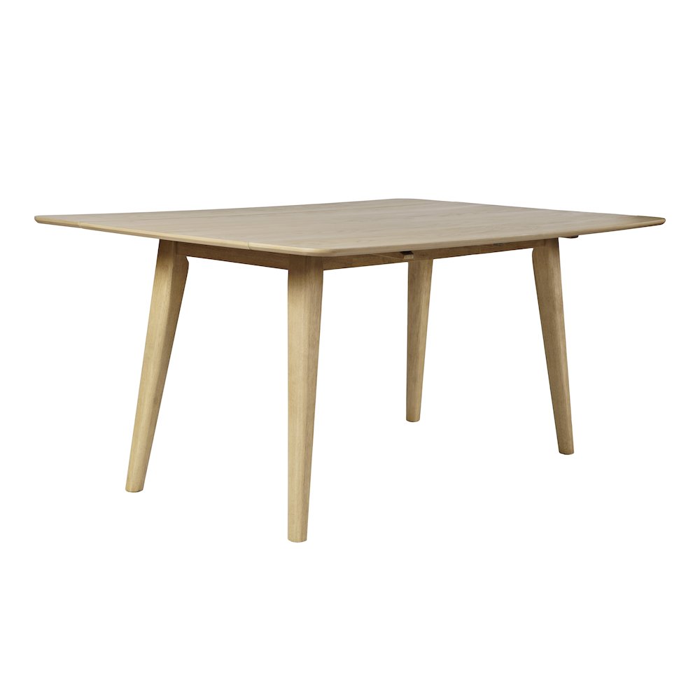 Bowie 66" Harvest Mid-Century Modern Drop-Leaf Dining Table