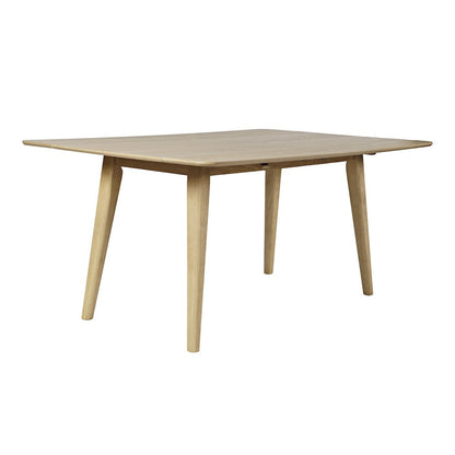 Bowie 66" Harvest Mid-Century Modern Drop-Leaf Dining Table
