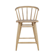 Fitz Traditional Solid Wood Curved Back Spindle Counter Stool