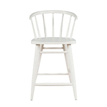 Fitz Traditional Solid Wood Curved Back Spindle Counter Stool