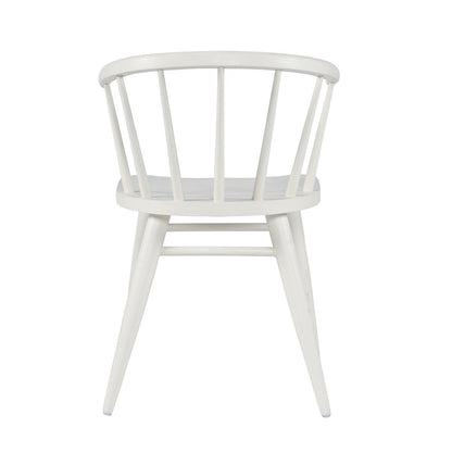 Fitz Traditional Solid Wood Curved Back Spindle Dining Chair (Set of 2)