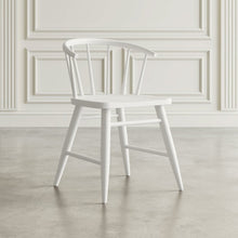 Fitz Traditional Solid Wood Curved Back Spindle Dining Chair (Set of 2)