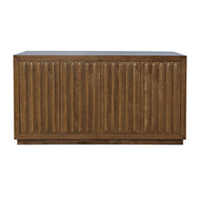 Maven 60" Mid-Century Modern Fluted Four Door Sideboard Storage Cabinet