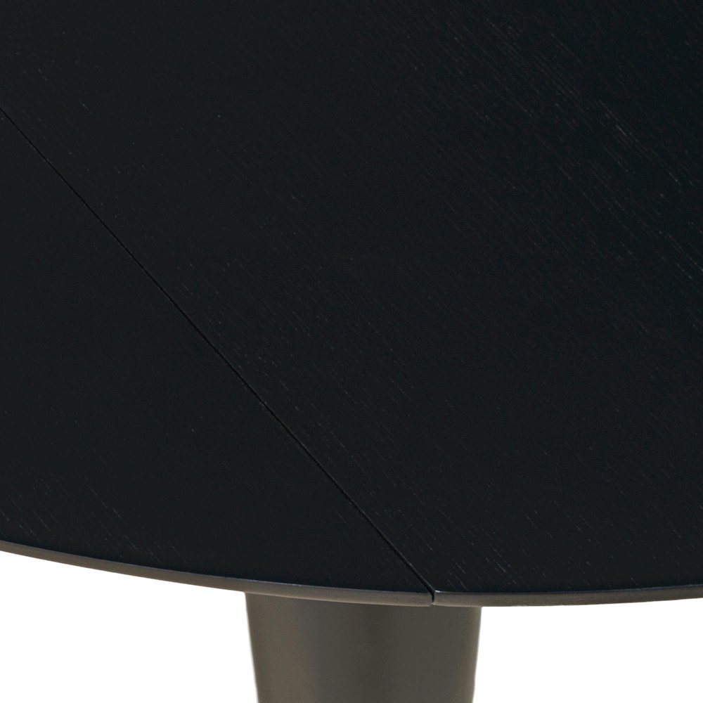 Percy 42" Contemporary Round Drop-Leaf Dining Table