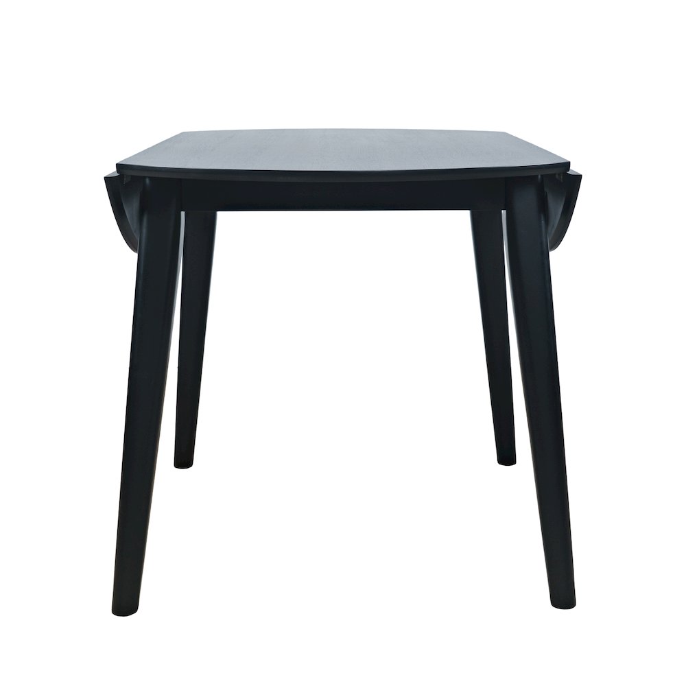 Percy 42" Contemporary Round Drop-Leaf Dining Table