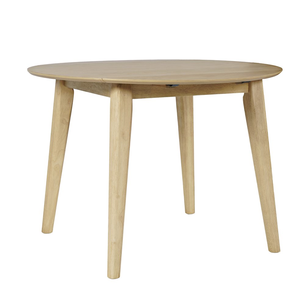 Percy 42" Contemporary Round Drop-Leaf Dining Table