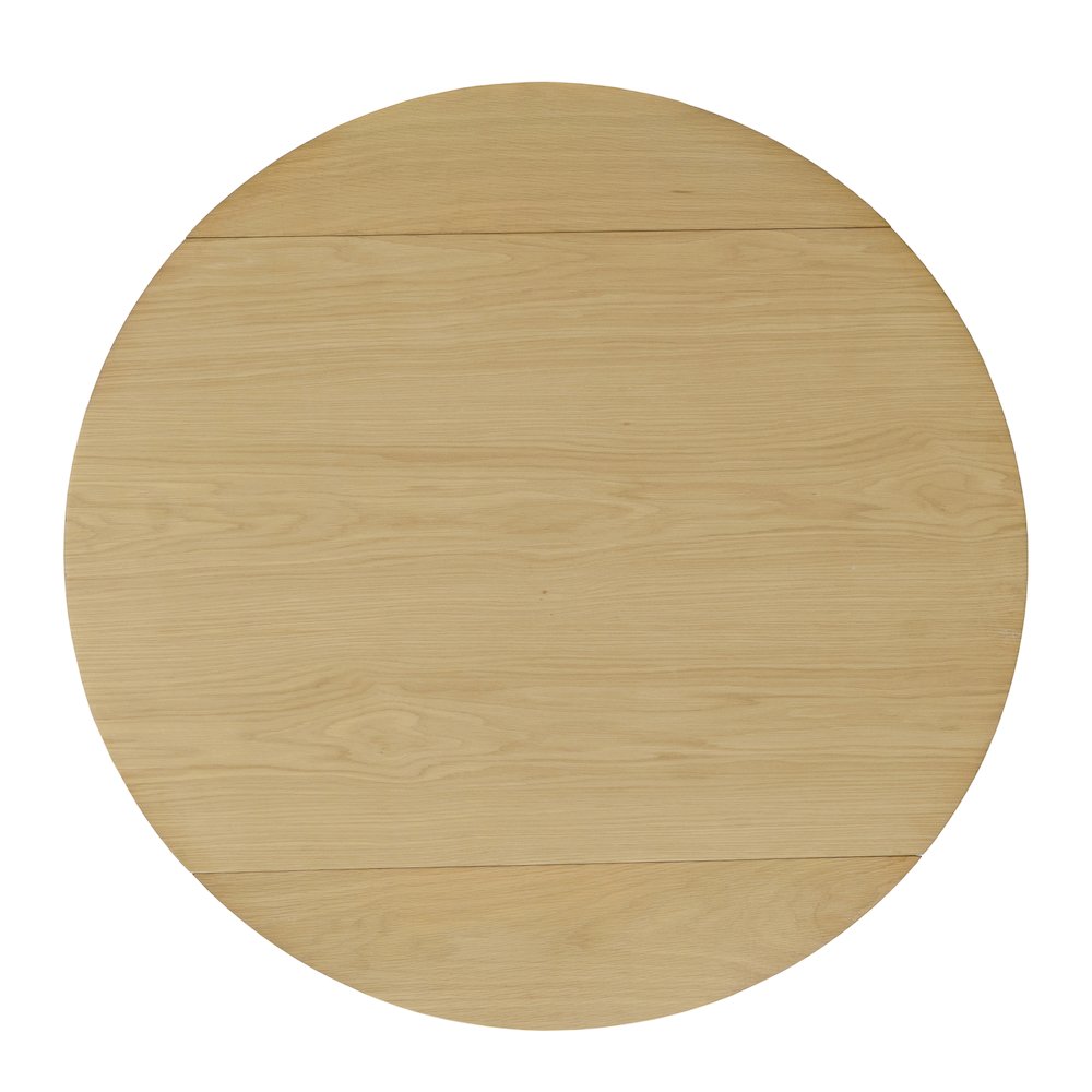 Percy 42" Contemporary Round Drop-Leaf Dining Table