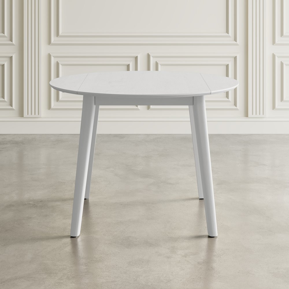Percy 42" Contemporary Round Drop-Leaf Dining Table