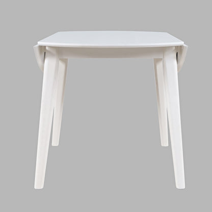 Percy 42" Contemporary Round Drop-Leaf Dining Table