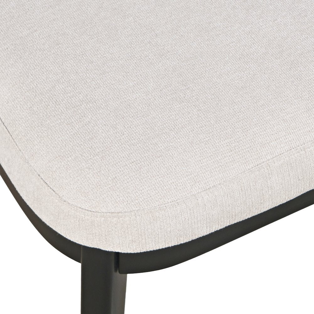Tate Mid-Century Modern Split Back Upholstered Dining Chair (Set of 2)