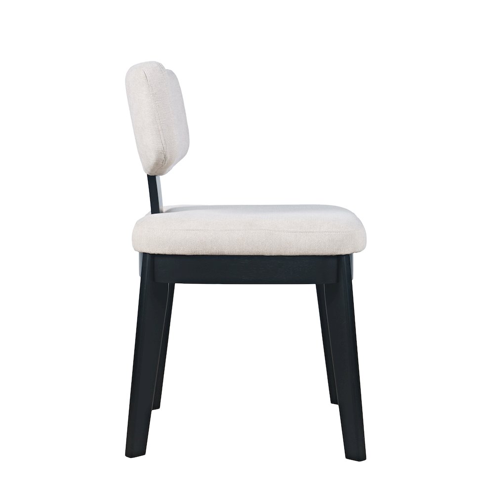 Tate Mid-Century Modern Split Back Upholstered Dining Chair (Set of 2)