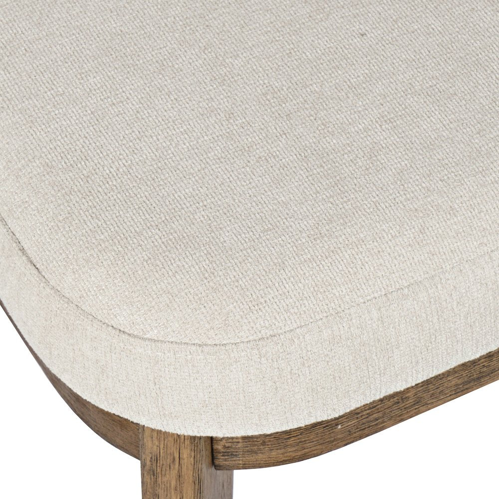 Tate Mid-Century Modern Split Back Upholstered Dining Chair (Set of 2)