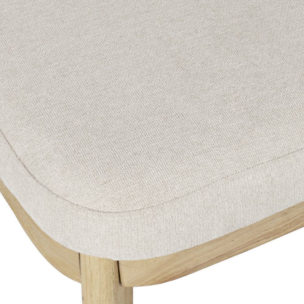 Tate Mid-Century Modern Split Back Upholstered Dining Chair (Set of 2)