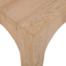 Archimedes 20" Arched Wood Square Modern Rustic End Table