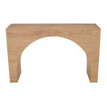 Archimedes 48" Arched Wood Modern Rustic Sofa Console Table