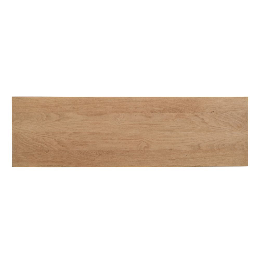 Archimedes 48" Arched Wood Modern Rustic Sofa Console Table