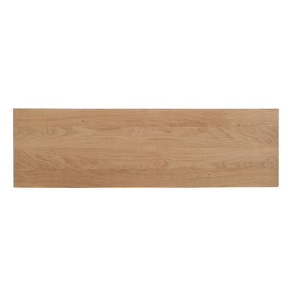 Archimedes 48" Arched Wood Modern Rustic Sofa Console Table