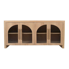 Archimedes 60" Curved Arch Four Door Sideboard Storage Cabinet