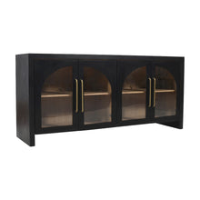 Archimedes 70" Curved Arch Four Door Sideboard Storage Cabinet