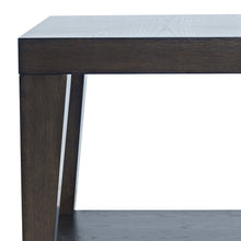 Laurel Creek Modern Contemporary 24" Square End Table with Open Shelf