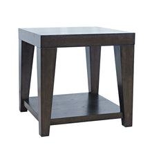 Laurel Creek Modern Contemporary 24" Square End Table with Open Shelf