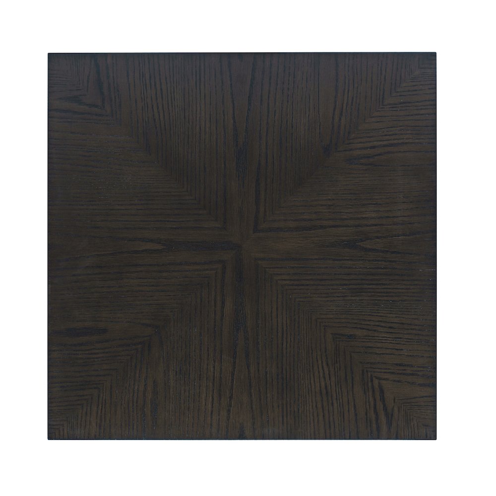 Laurel Creek Modern Contemporary 24" Square End Table with Open Shelf