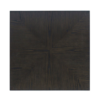 Laurel Creek Modern Contemporary 24" Square End Table with Open Shelf
