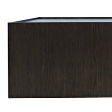 Laurel Creek Modern Contemporary 52" Block Coffee Table with Hidden Casters